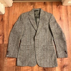 Genuine 100% Wool Harris Tweed Blazer Jacket